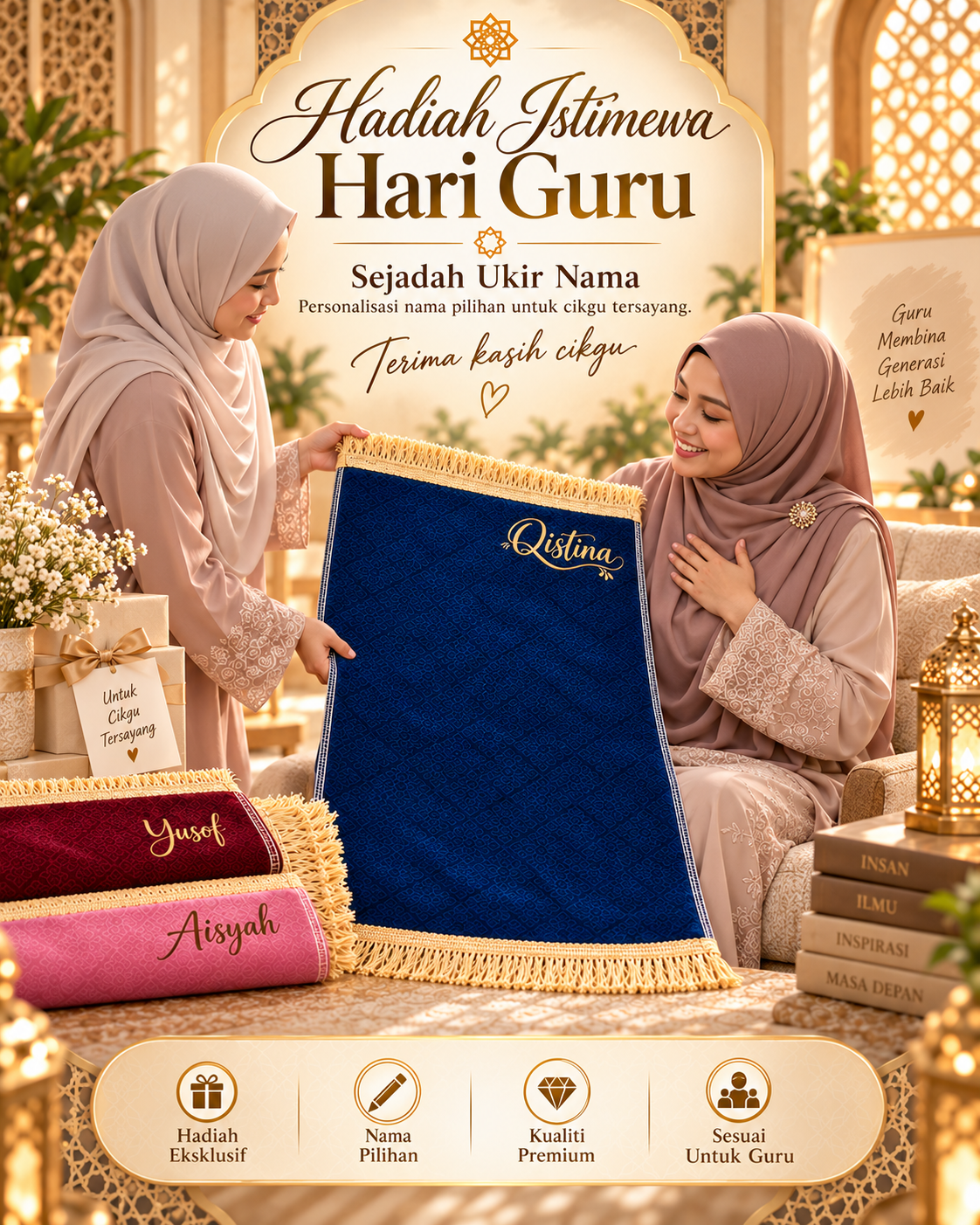 Sesuai Untuk Hadiah Apresiasi & Persaraan