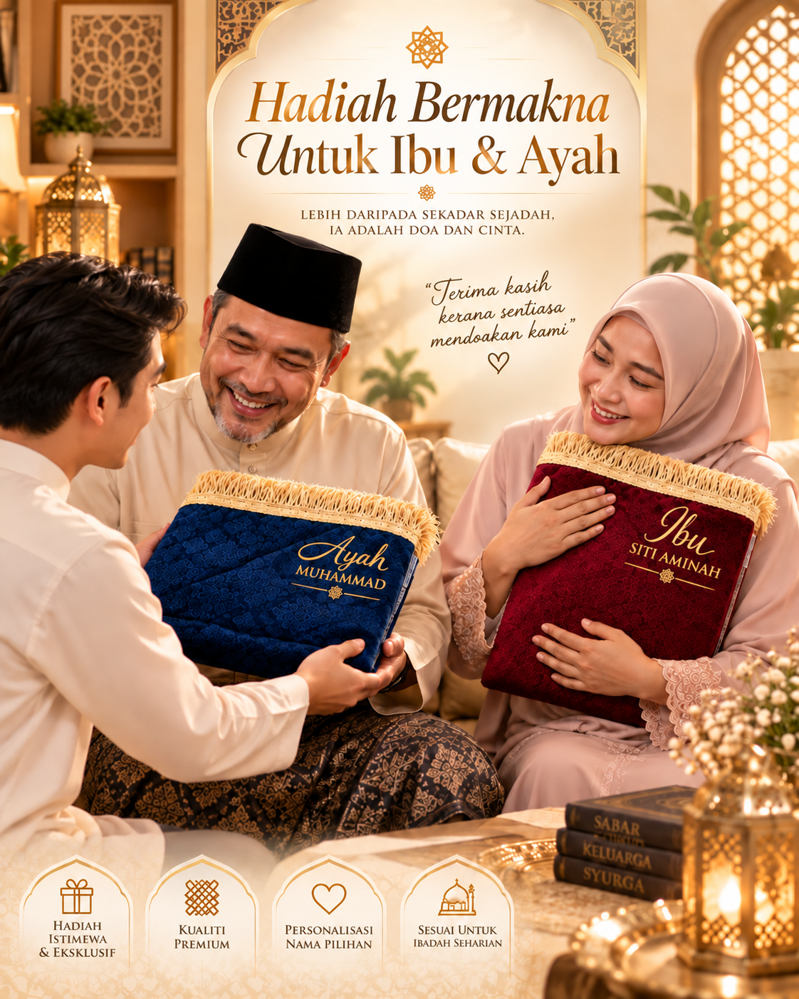 Hadiah Bermakna Untuk Ibu & Ayah
